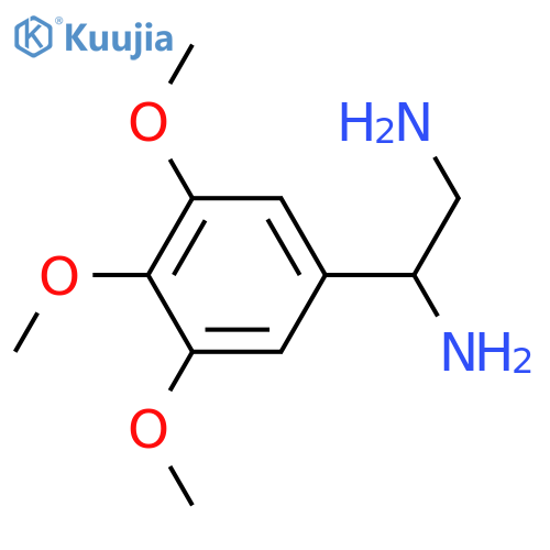 1-(3,4,5-TRIMETHOXYPHENYL)ETHANE-1,2-DIAMINE structure