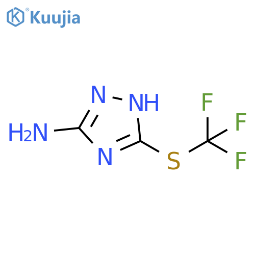 3-((trifluoromethyl)thio)-1H-1,2,4-triazol-5-amine structure