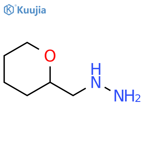 (oxan-2-yl)methylhydrazine structure