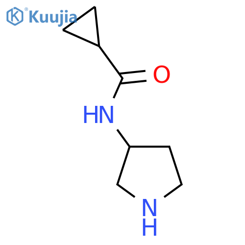 N-(Pyrrolidin-3-yl)cyclopropanecarboxamide structure