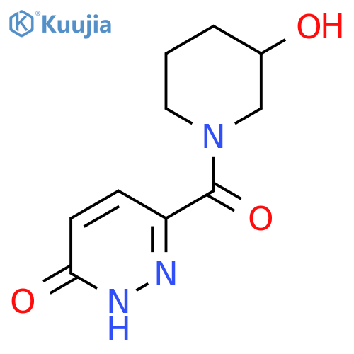 6-(3-Hydroxypiperidine-1-carbonyl)-2,3-dihydropyridazin-3-one structure