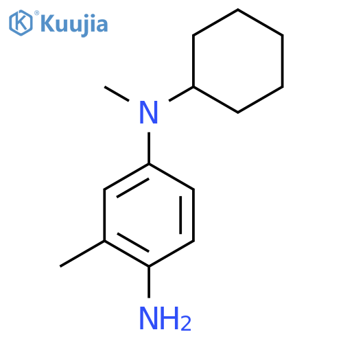N1-Cyclohexyl-N1,3-dimethylbenzene-1,4-diamine structure