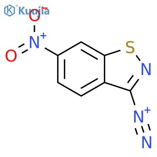 1,2-Benzisothiazole-3-diazonium, 6-nitro- structure