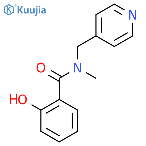 2-Hydroxy-N-methyl-N-(pyridin-4-ylmethyl)benzamide structure