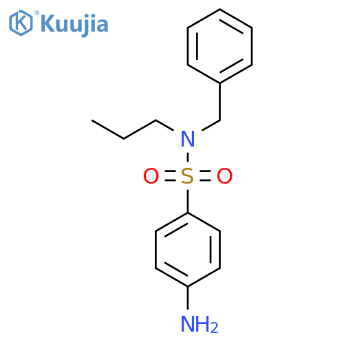 4-Amino-N-benzyl-N-propylbenzenesulfonamide structure