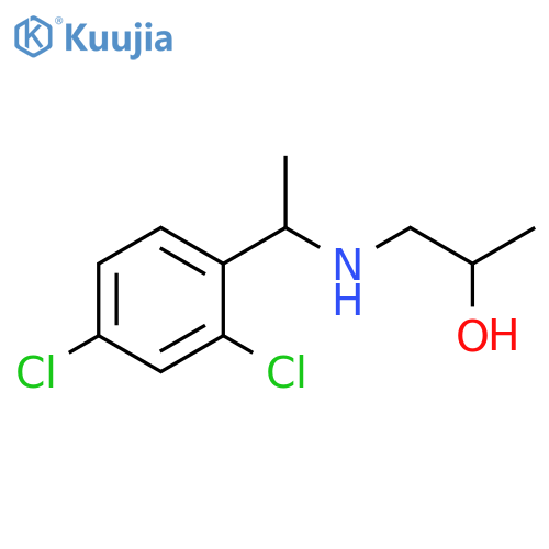 1-{1-(2,4-dichlorophenyl)ethylamino}propan-2-ol structure