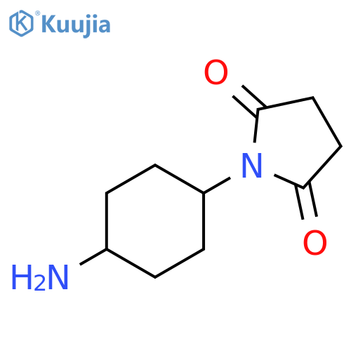 1-(4-aminocyclohexyl)pyrrolidine-2,5-dione structure