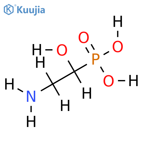 (R)-(-)-(2-Amino-1-hydroxyethyl)phosphonsaeure structure