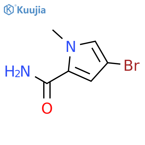 4-bromo-1-methyl-1H-pyrrole-2-carboxylic acid amide structure