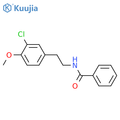 N-[2-(3-chloro-4-methoxyphenyl)ethyl]benzamide structure