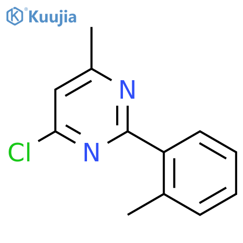 4-Chloro-6-methyl-2-(2-methylphenyl)pyrimidine structure