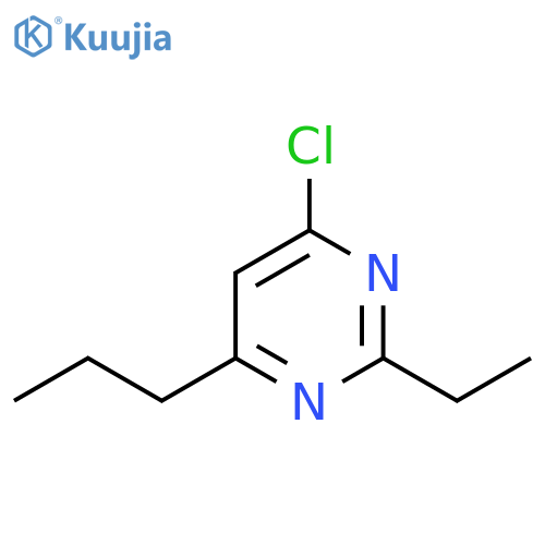 Pyrimidine, 4-chloro-2-ethyl-6-propyl- structure