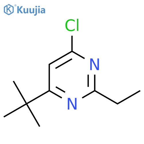 4-Tert-butyl-6-chloro-2-ethylpyrimidine structure