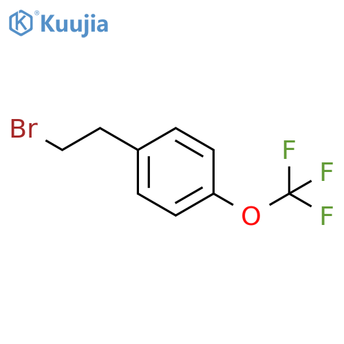 1-(2-bromoethyl)-4-(trifluoromethoxy)benzene structure