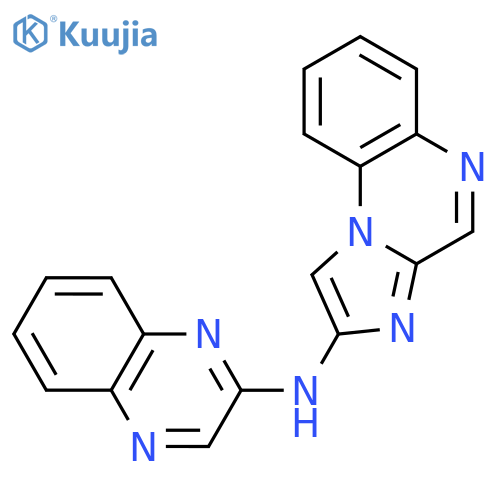 Imidazo[1,2-a]quinoxalin-2-amine, N-2-quinoxalinyl- structure