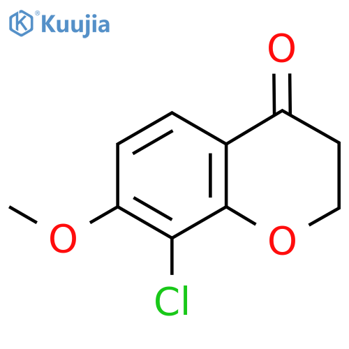 8-Chloro-7-methoxychroman-4-one structure