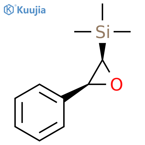 trimethyl[(2R,3S)-3-phenyloxiran-2-yl]silane structure