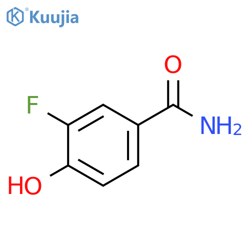 3-Fluoro-4-hydroxybenzamide structure