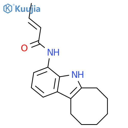 2-BUTENAMIDE, N-(6,7,8,9,10,11-HEXAHYDRO-5H-CYCLOOCT[B]INDOL-4-YL)- structure