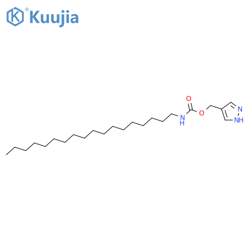 Carbamic acid,octadecyl-, 1H-pyrazol-4-ylmethyl ester (9CI) structure