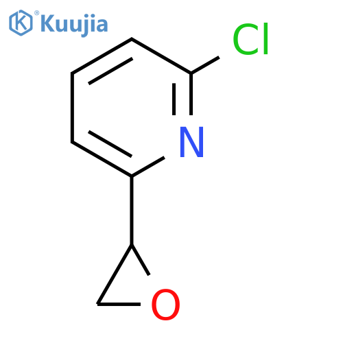 2-chloro-6-(oxiran-2-yl)pyridine structure