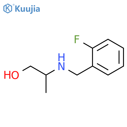 2-{(2-fluorophenyl)methylamino}propan-1-ol structure