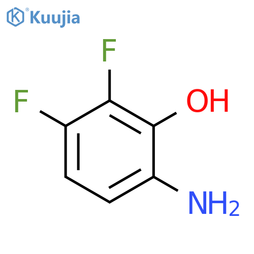 6-Amino-2,3-difluorophenol structure