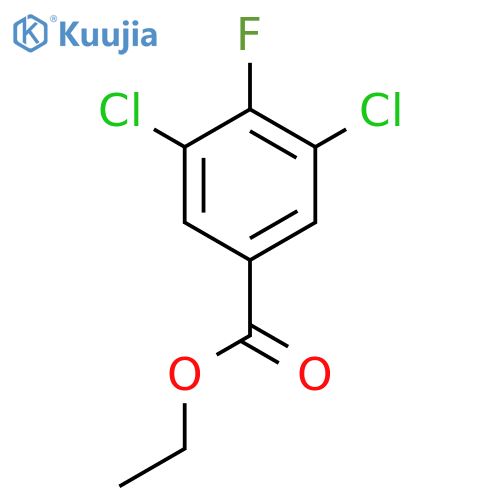 Benzoic acid, 3,5-dichloro-4-fluoro-, ethyl ester structure