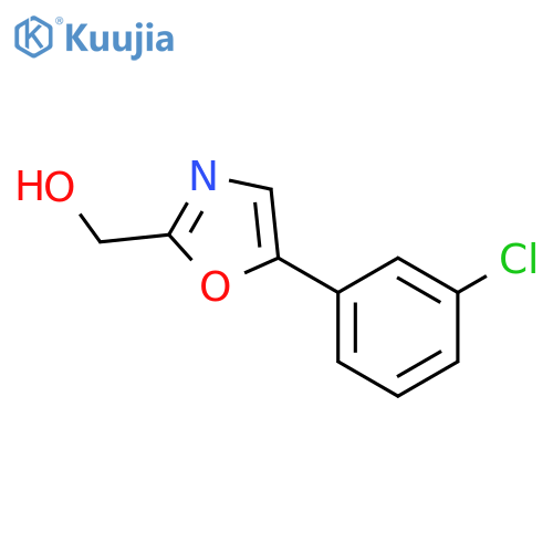 5-(3-Chlorophenyl)-1,3-oxazol-2-ylmethanol structure