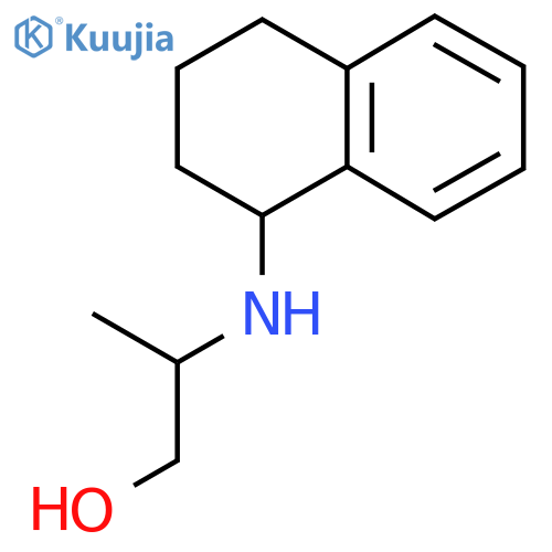 2-(1,2,3,4-tetrahydronaphthalen-1-yl)aminopropan-1-ol structure
