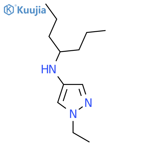 1-Ethyl-N-(heptan-4-yl)-1H-pyrazol-4-amine structure