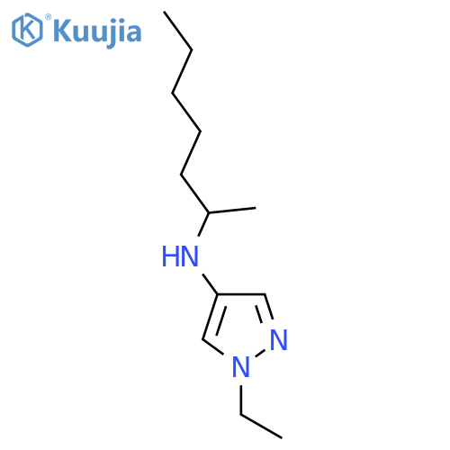 1-Ethyl-N-(heptan-2-yl)-1H-pyrazol-4-amine structure