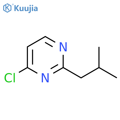 4-Chloro-2-(2-methylpropyl)pyrimidine structure