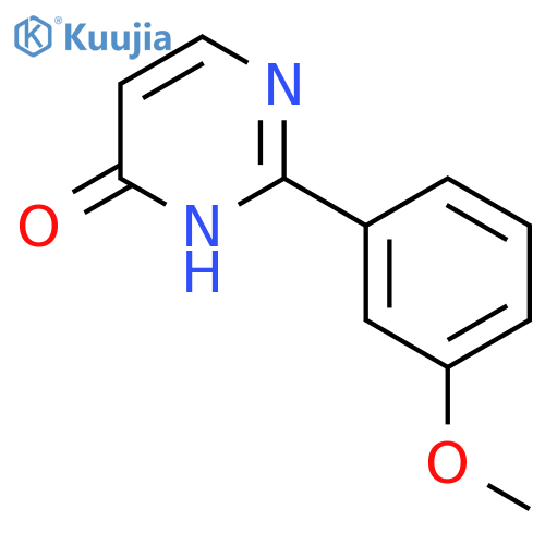 2-(3-Methoxyphenyl)-3,4-dihydropyrimidin-4-one structure