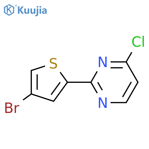 2-(4-Bromothiophen-2-yl)-4-chloropyrimidine structure