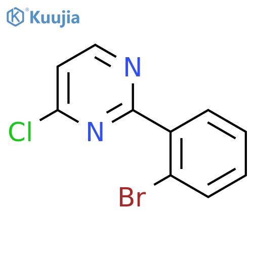 2-(2-Bromophenyl)-4-chloropyrimidine structure