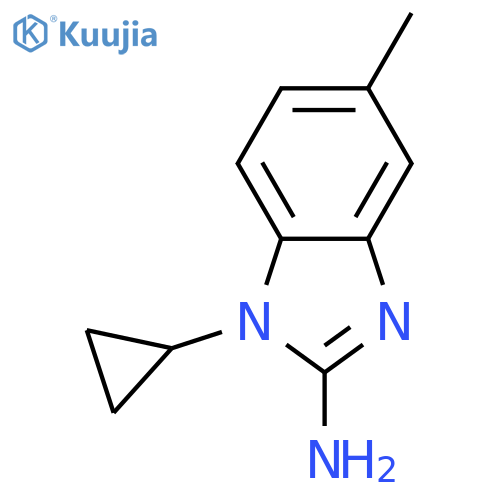 1H-Benzimidazol-2-amine, 1-cyclopropyl-5-methyl- structure