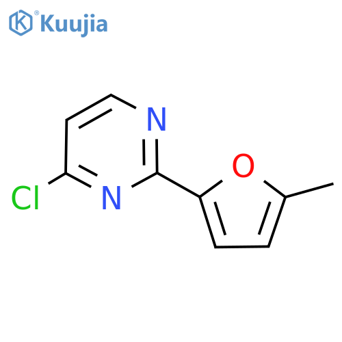 4-Chloro-2-(5-methylfuran-2-yl)pyrimidine structure