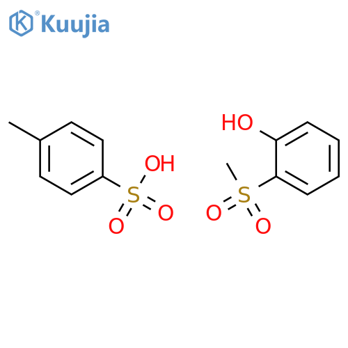 Phenol, 2-(methylsulfonyl)-, 4-methylbenzenesulfonate structure
