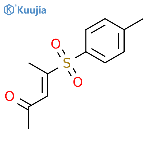 3-Penten-2-one, 4-[(4-methylphenyl)sulfonyl]-, (3E)- structure