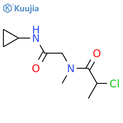 2-Chloro-N-(cyclopropylcarbamoyl)methyl-N-methylpropanamide structure