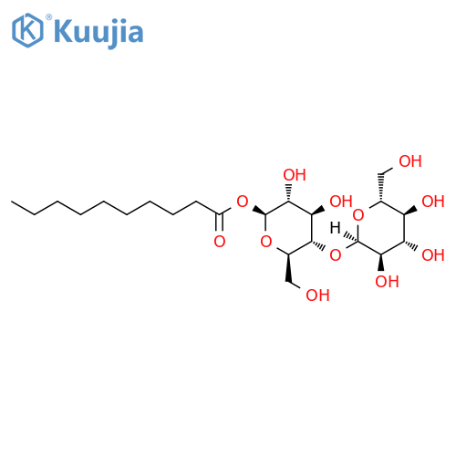 4-O-α-D-Glucopyranosyl-β-D-glucopyranose-1-decanoate structure