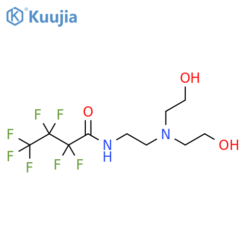Butanamide,N-[2-[bis(2-hydroxyethyl)amino]ethyl]-2,2,3,3,4,4,4-heptafluoro- structure