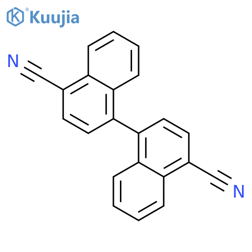 [1,1'-Binaphthalene]-4,4'-dicarbonitrile structure