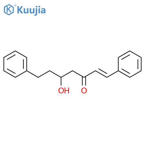 1-Hepten-3-one, 5-hydroxy-1,7-diphenyl-, (1E)- structure