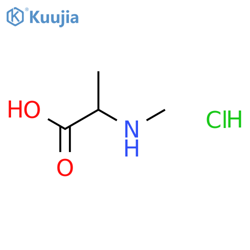 N-Me-D-Ala-OH hydrochloride structure