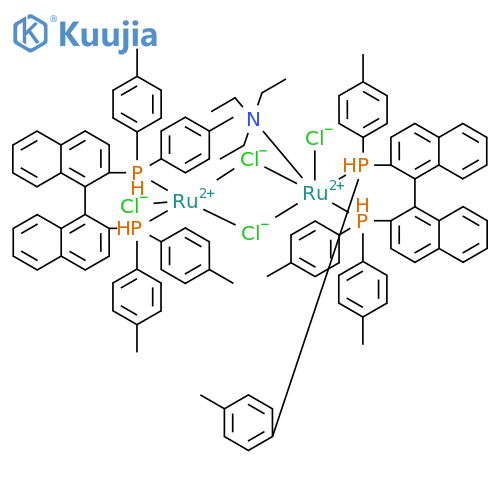 Ru2Cl4(S-TolBINAP)2NEt3 structure