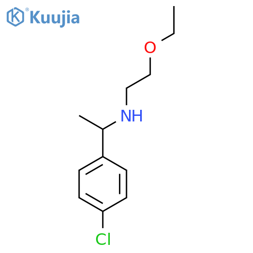 1-(4-chlorophenyl)ethyl(2-ethoxyethyl)amine structure
