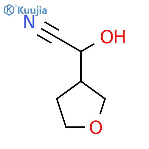 2-Hydroxy-2-(oxolan-3-yl)acetonitrile structure