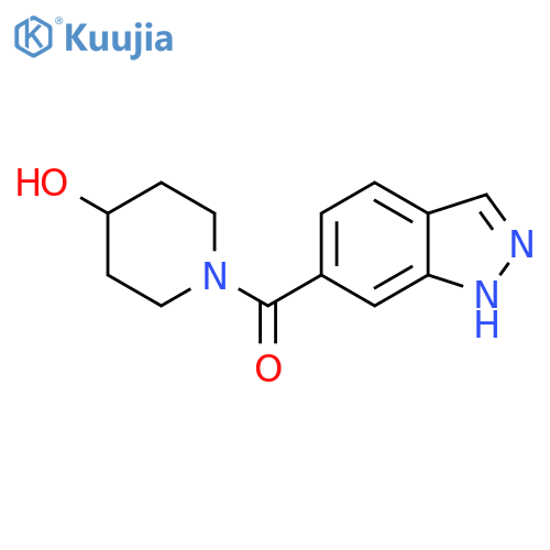 1-(1H-Indazole-6-carbonyl)piperidin-4-ol structure
